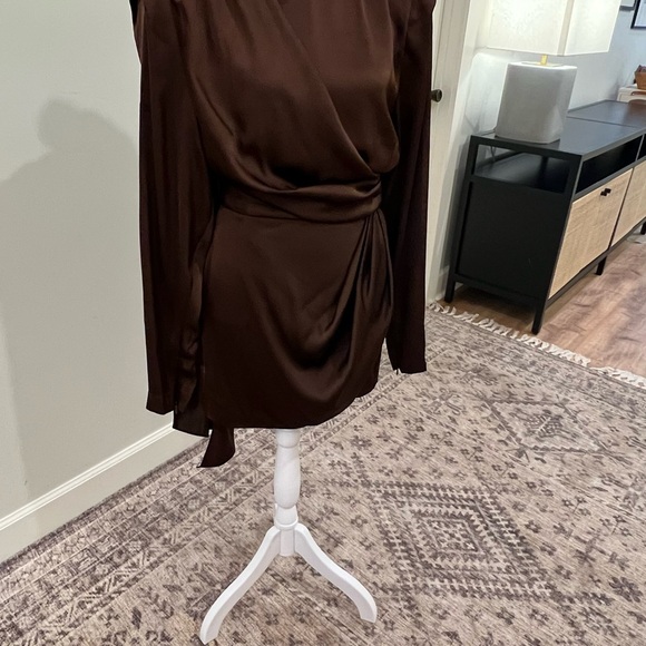Ronny Kobo Collection Brown Long Sleeve Dress - Picture 3 of 11